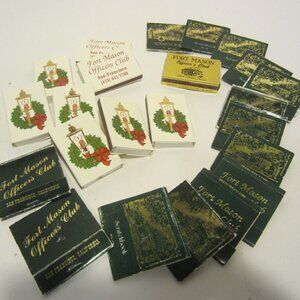 MATCH BOOK BOX collection San Francisco Officer Club Fort Mason Scratch VINTAGE